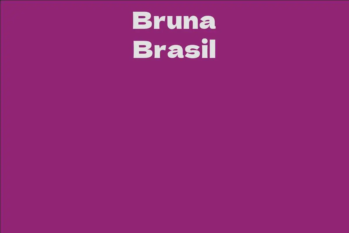 Bruna Brasil: The Emerging Talent in Music and Fashion