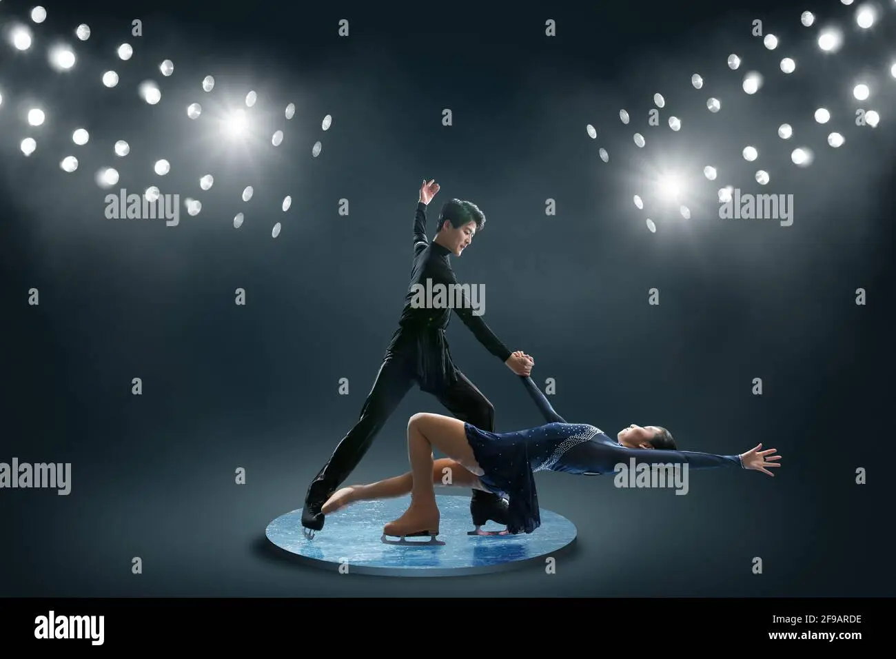 The Art and Dynamics of Pairs Figure Skating