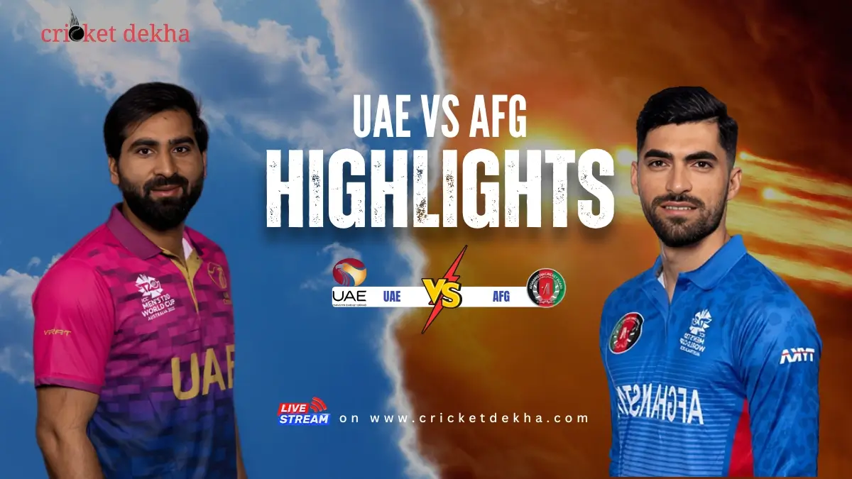 The Cricket Rivalry: UAE vs Afghanistan