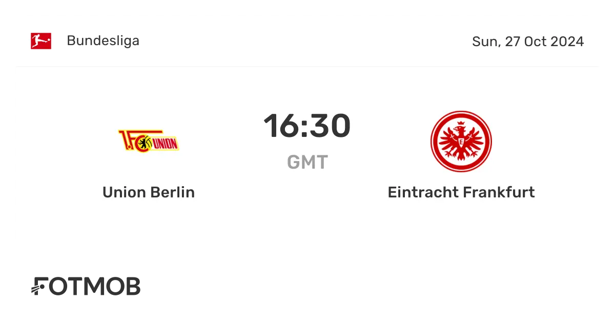 Union Berlin vs Eintracht Frankfurt: A Thrilling Encounter