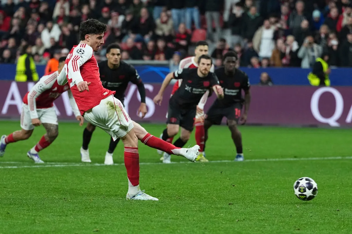 arsenal vs leverkusen — US news