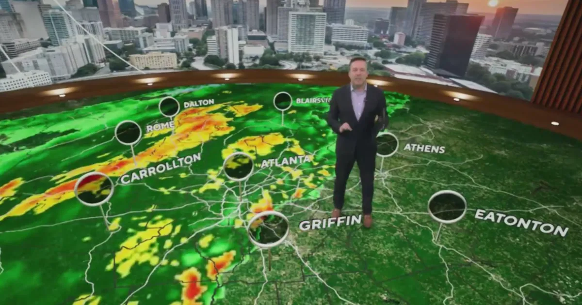 Atlanta weather update: severe storms impact Georgia