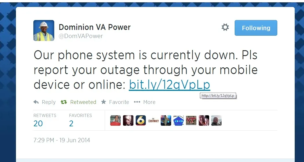 dominion power outage — US news