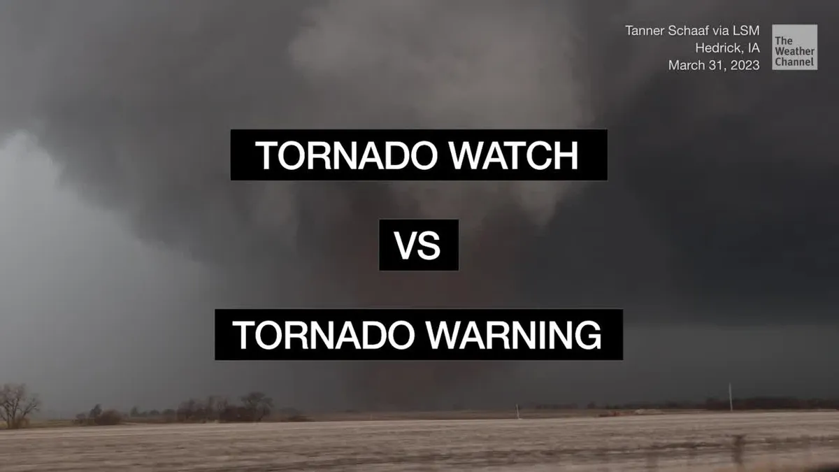 weather tornado warning — US news