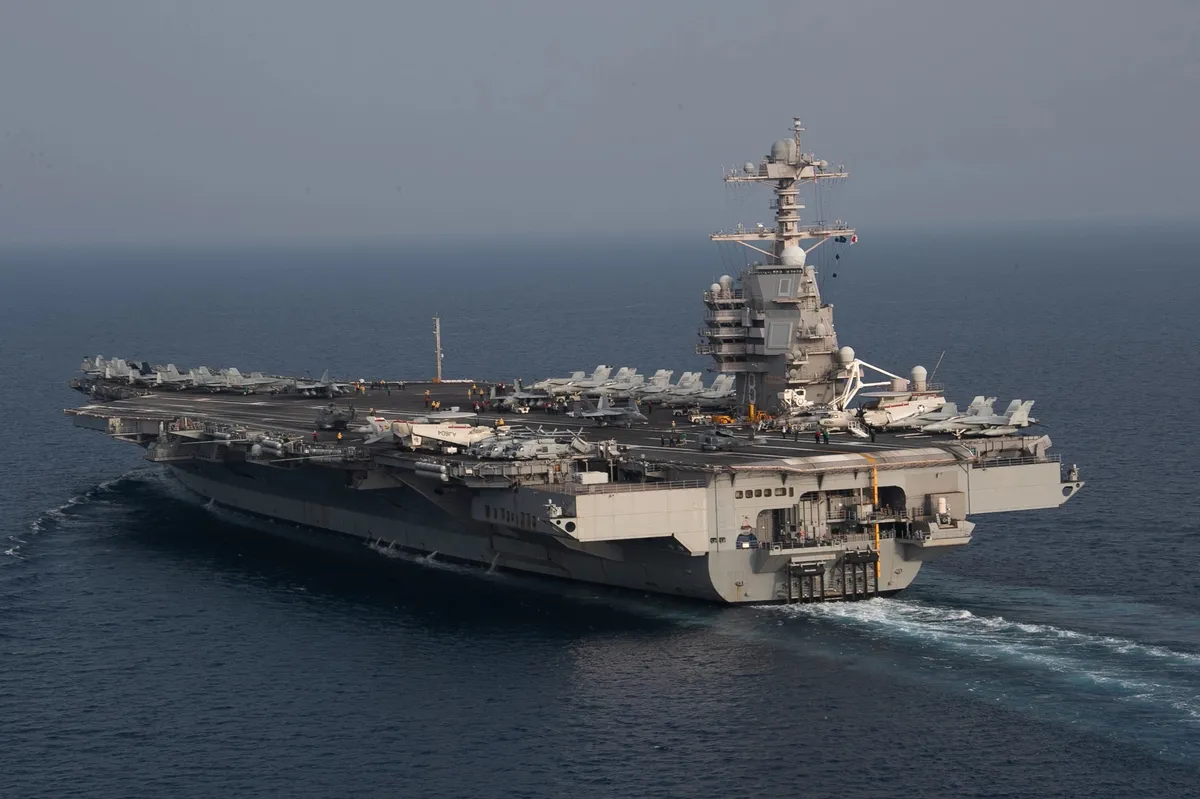 U s s gerald r ford: USS Gerald R. Ford Departs Split, Croatia After Repairs