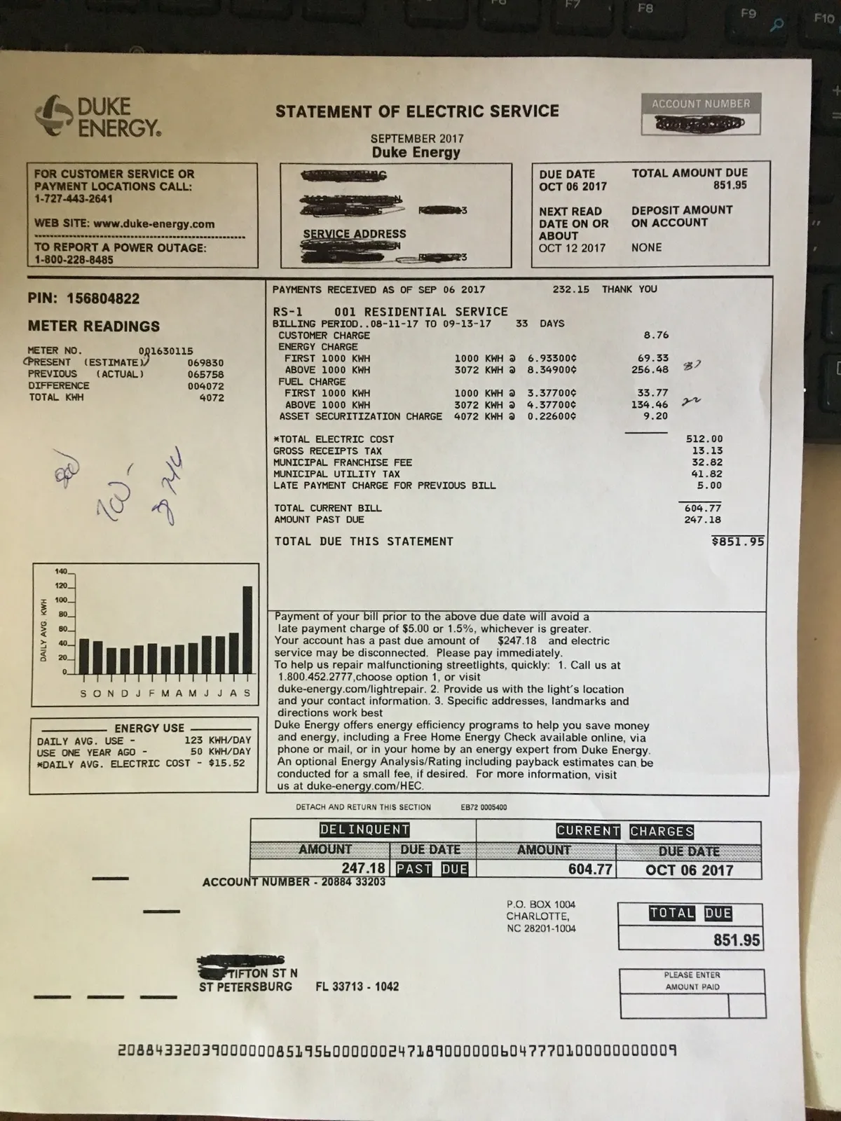 Duke energy florida bill refund