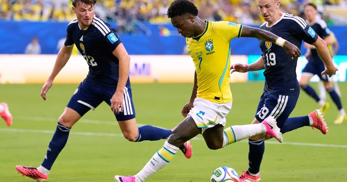Fifa World Cup: Vinicius Junior stops fun and leaves Scots down... but are they out?