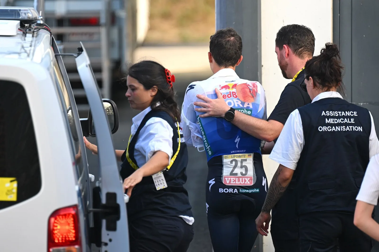 Evenepoel wins Tour de France stage as doping test debate continues