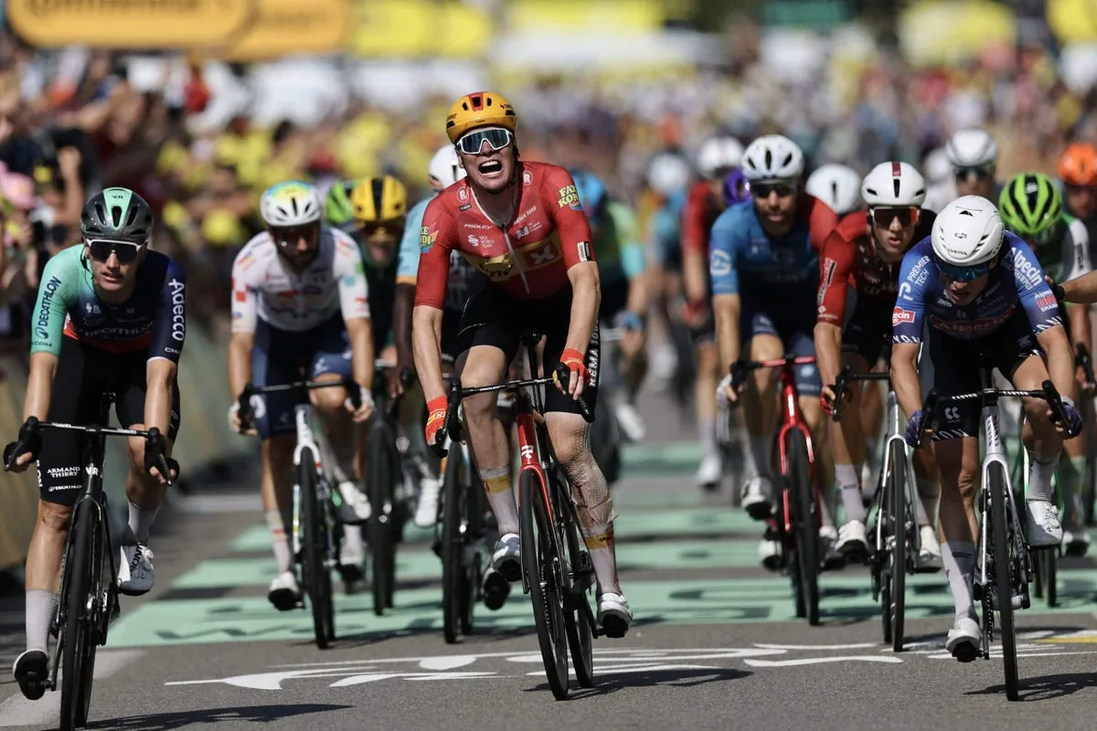 Nevers witnesses record-breaking Tour de France stage victory for Wærenskjold