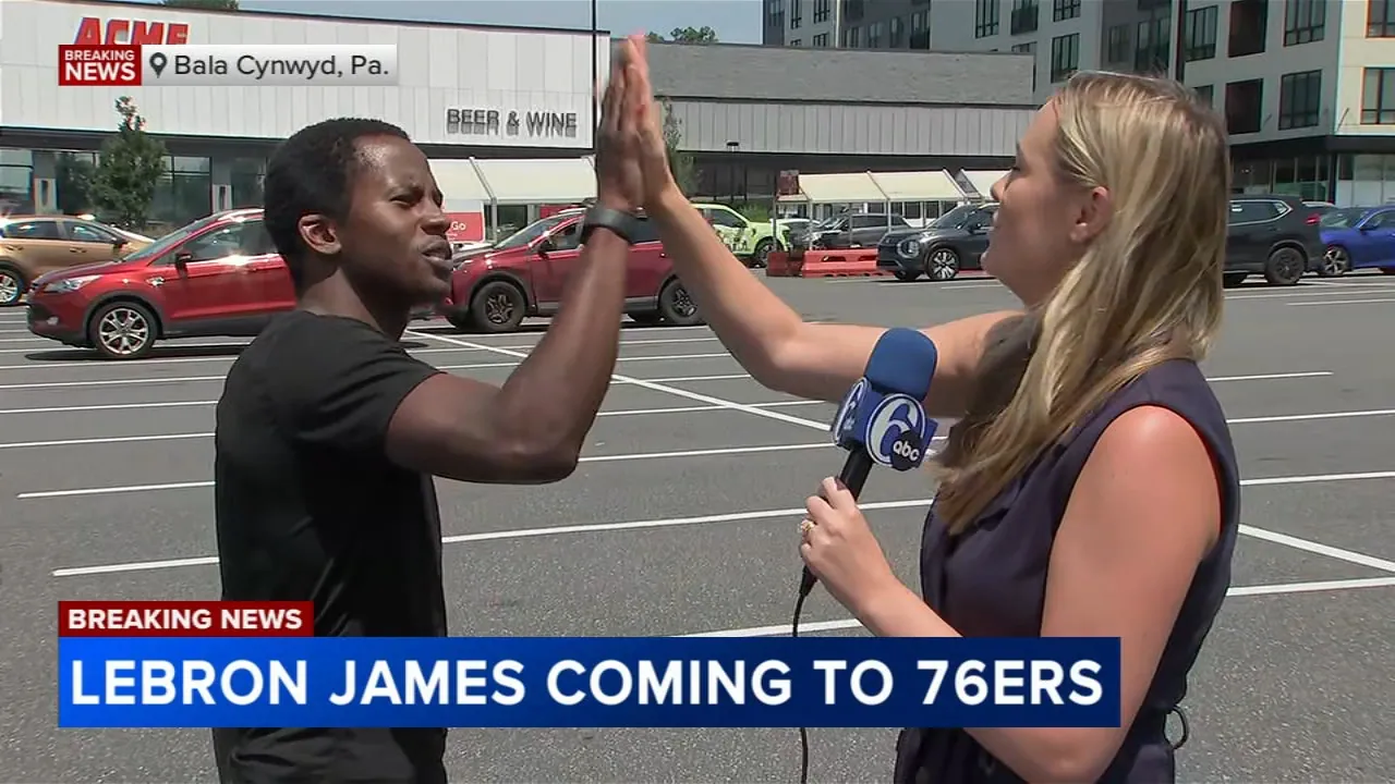 LeBron James coming to Philadelphia 76ers in 2-year, $8M deal