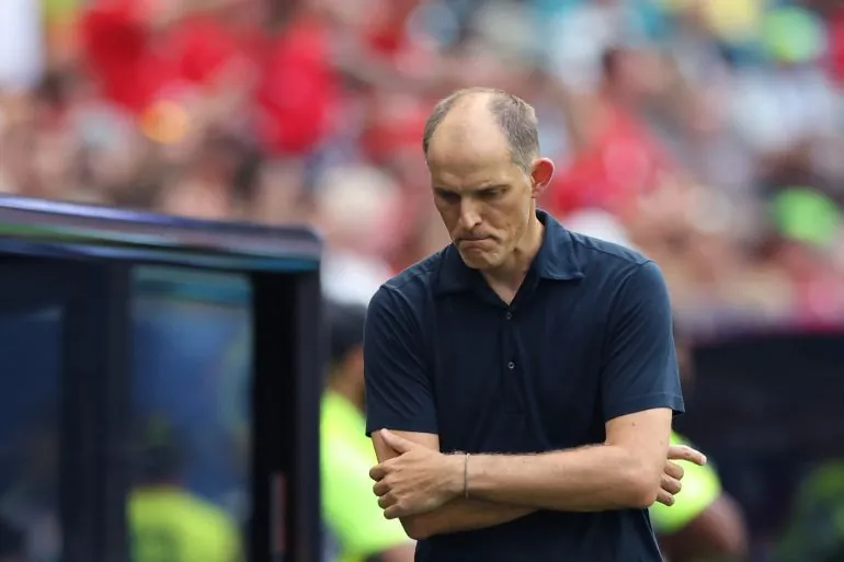 England's German head coach Thomas Tuchel led the team to the semifinals in his first major assignment [Patricia De Melo Moreira/AFP]