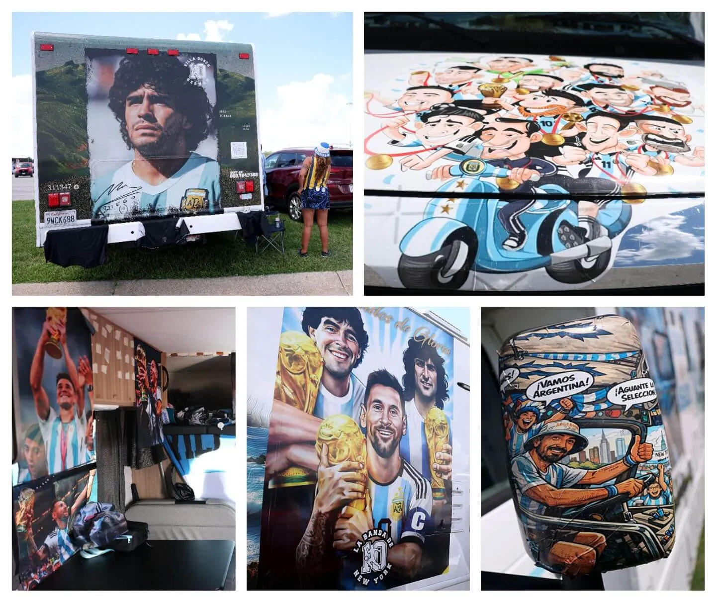 Enter the Argentina van